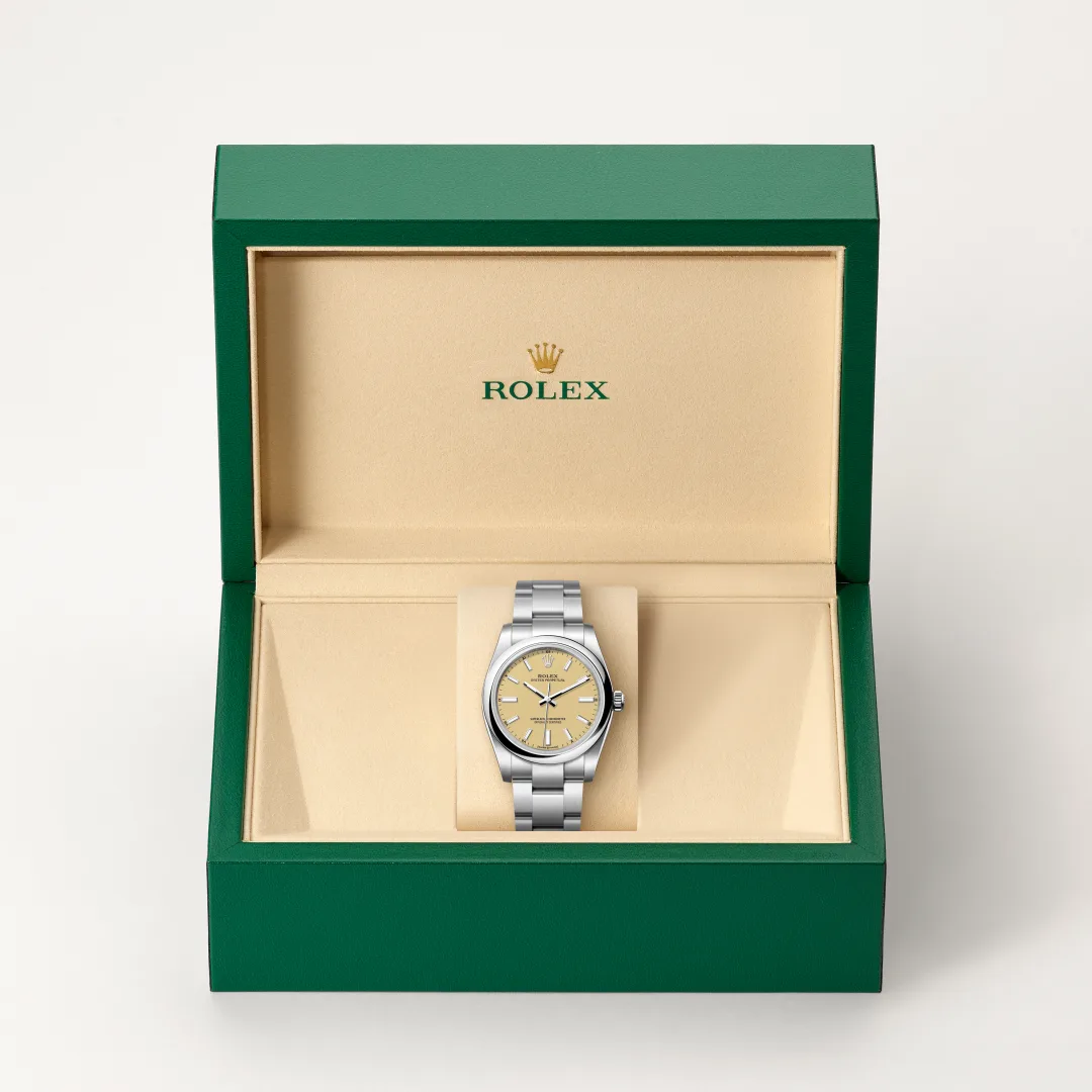 Rolex Oyster Perpetual 34 in Oystersteel, M124200-0007 | Tapper's