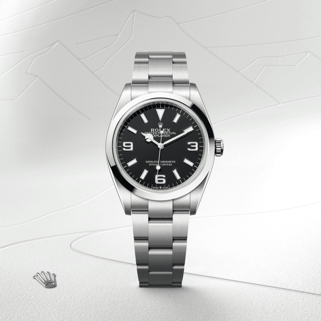 Rolex Explorer 36 in Oystersteel, M124270-0001 | Tapper's