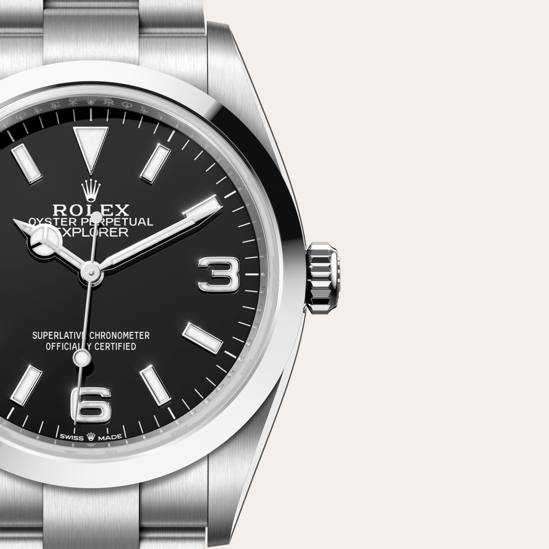 Rolex Explorer 36 in Oystersteel, M124270-0001 | Tapper's