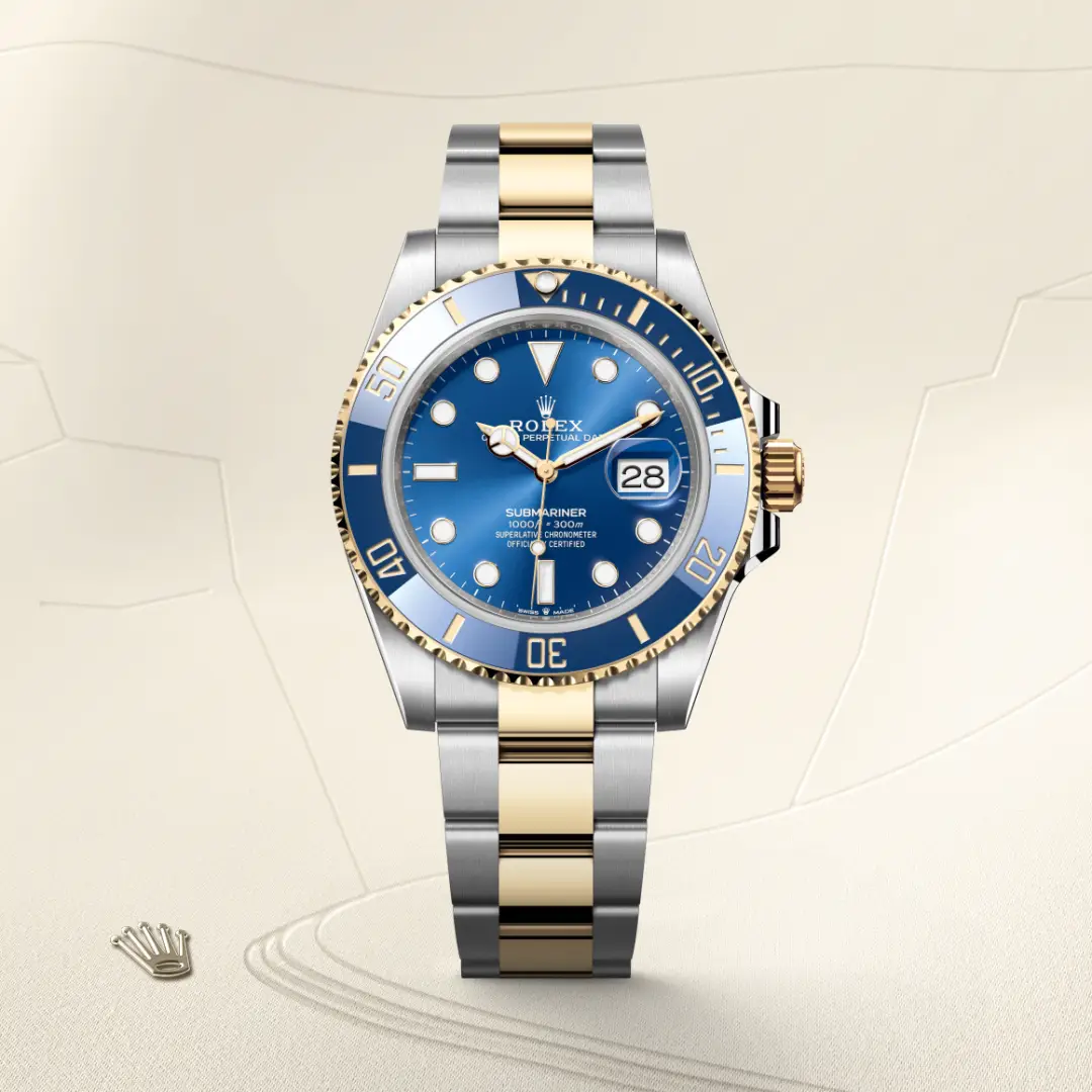 Rolex Submariner Date in Yellow Rolesor - combination of