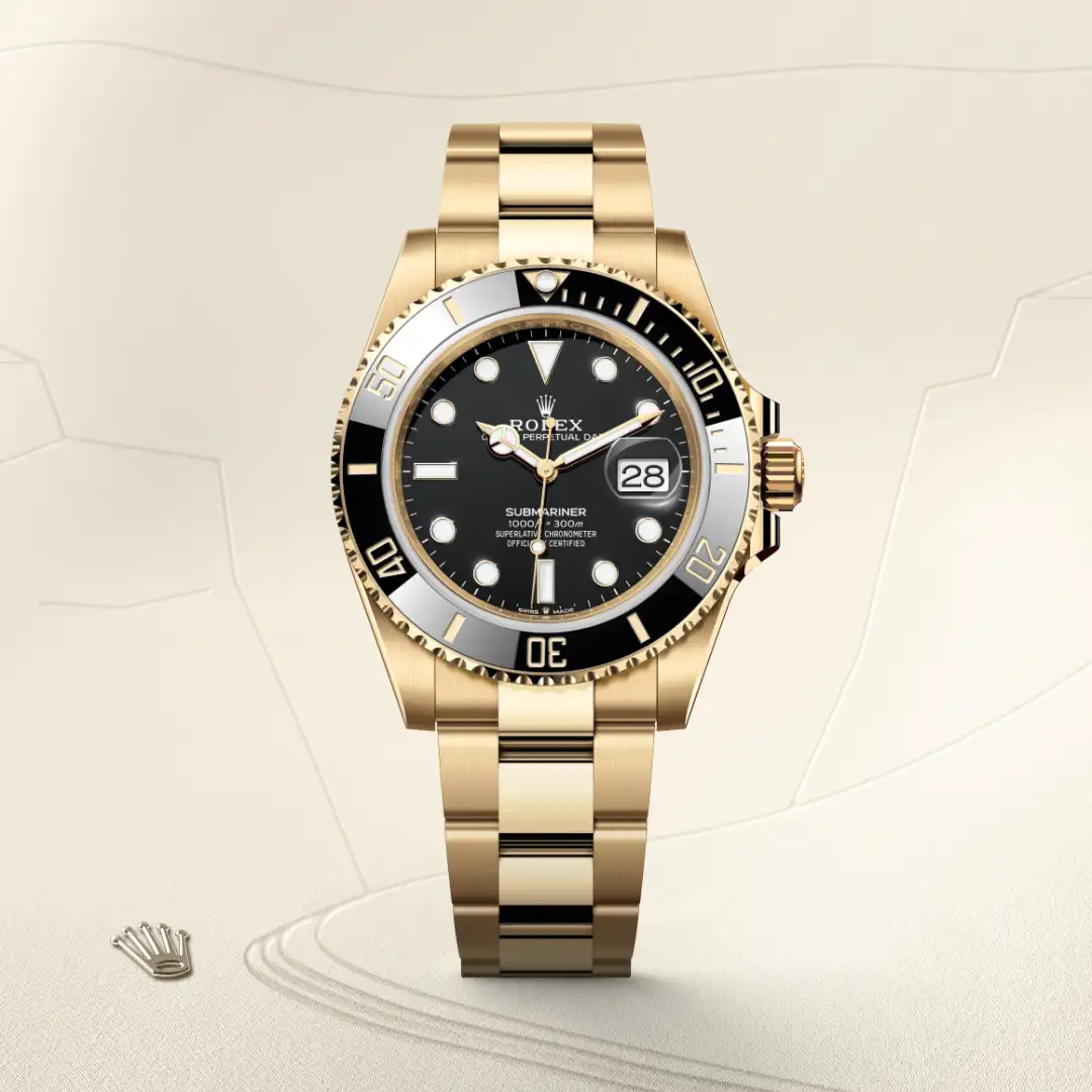 Rolex Submariner Date in 18 kt yellow gold, M126618LN-0002
