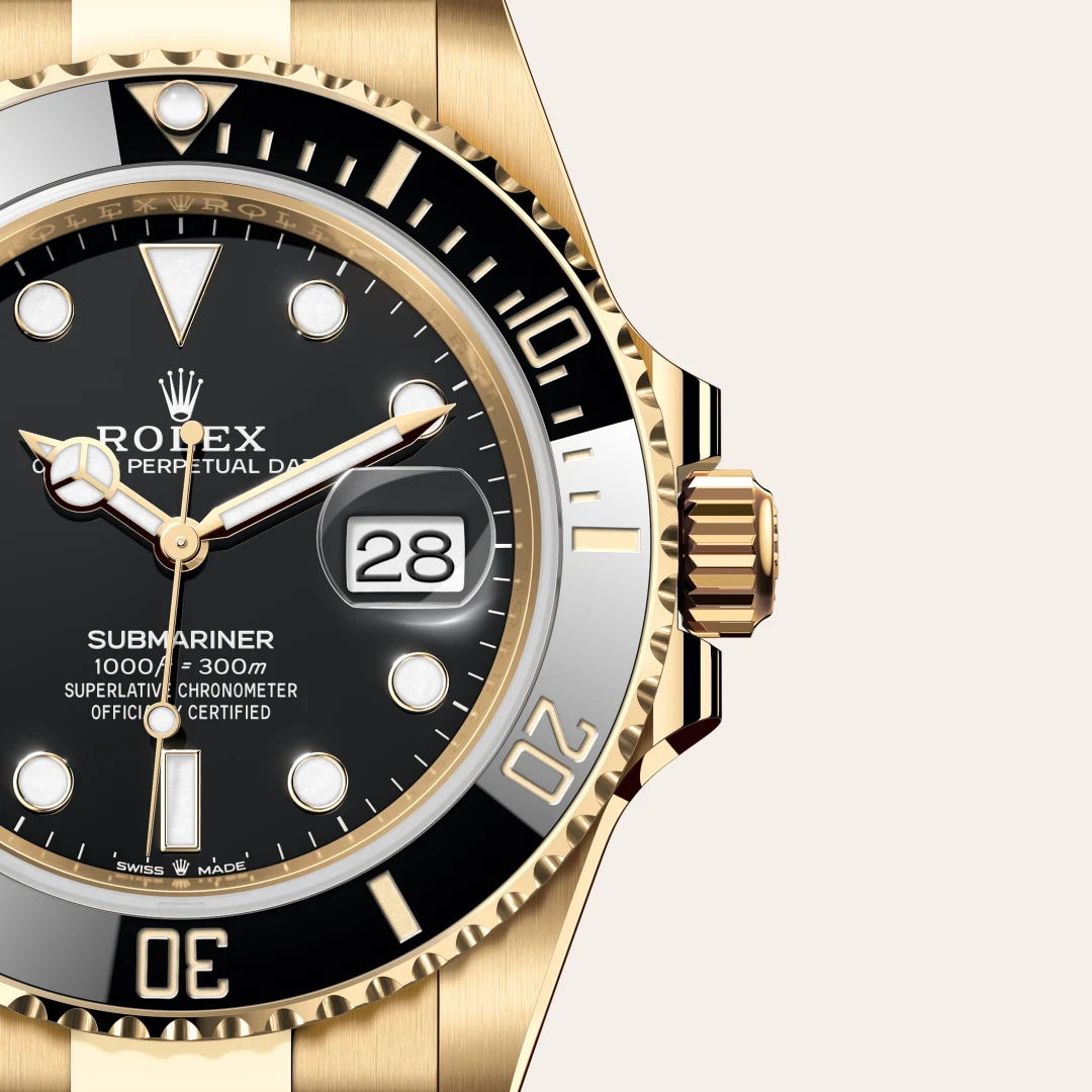 Rolex Submariner Date in 18 kt yellow gold, M126618LN-0002
