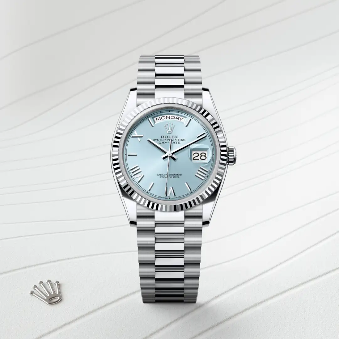 Rolex Day-Date 36 in Platinum, M128236-0018 | Tapper's Jewelry