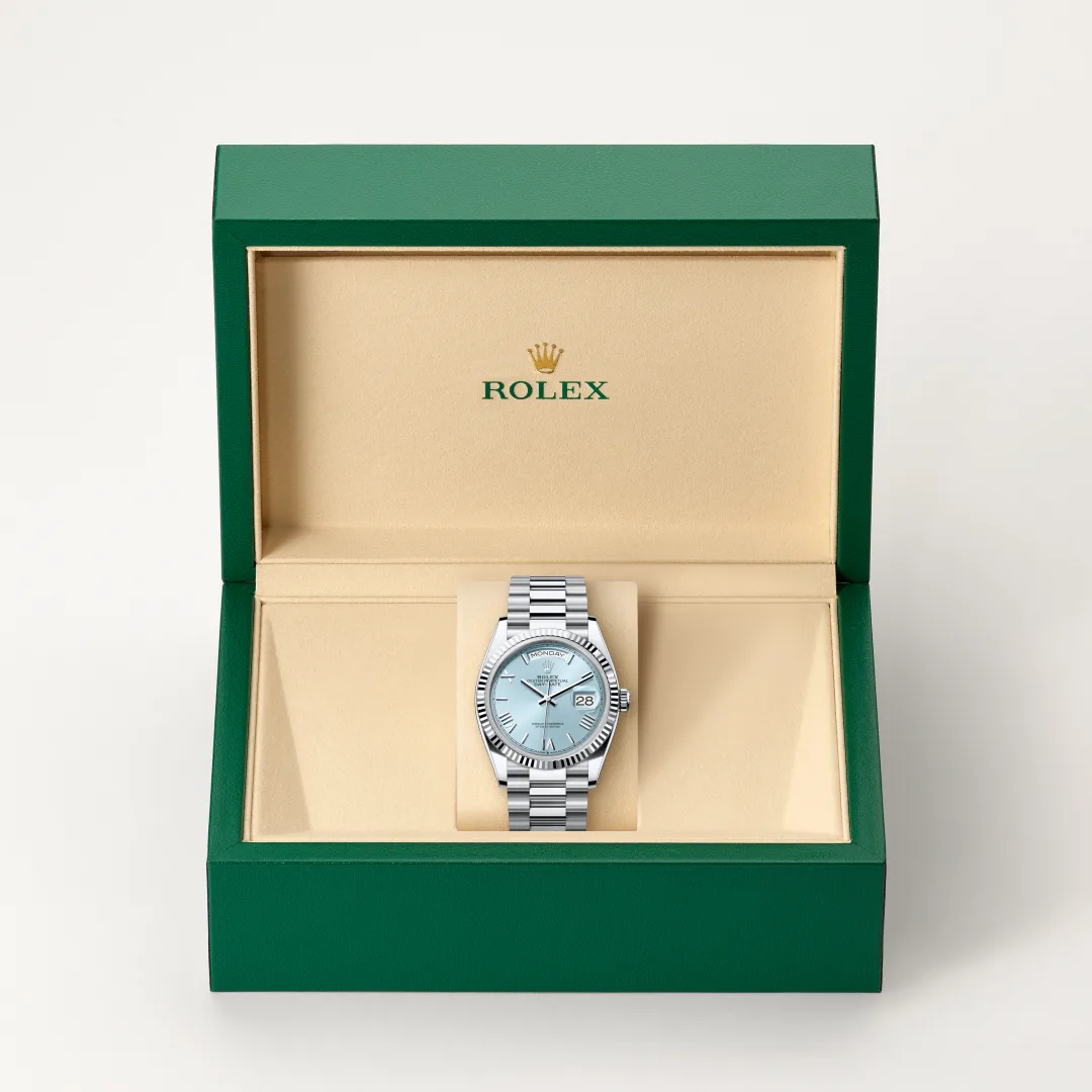 Rolex Day-Date 36 in Platinum, M128236-0018 | Tapper's Jewelry