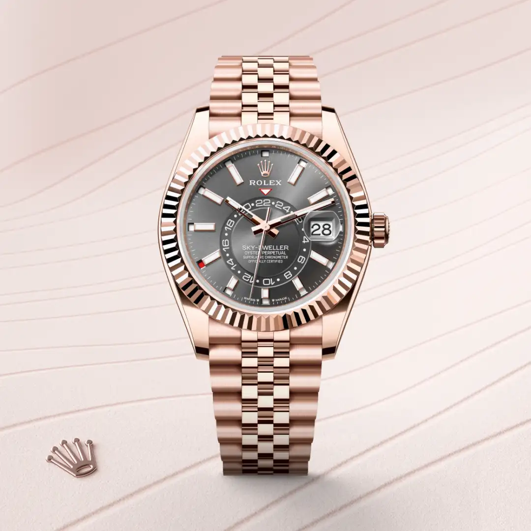 Rolex Sky-Dweller in 18 kt Everose gold, M336935-0008 | Tapper's