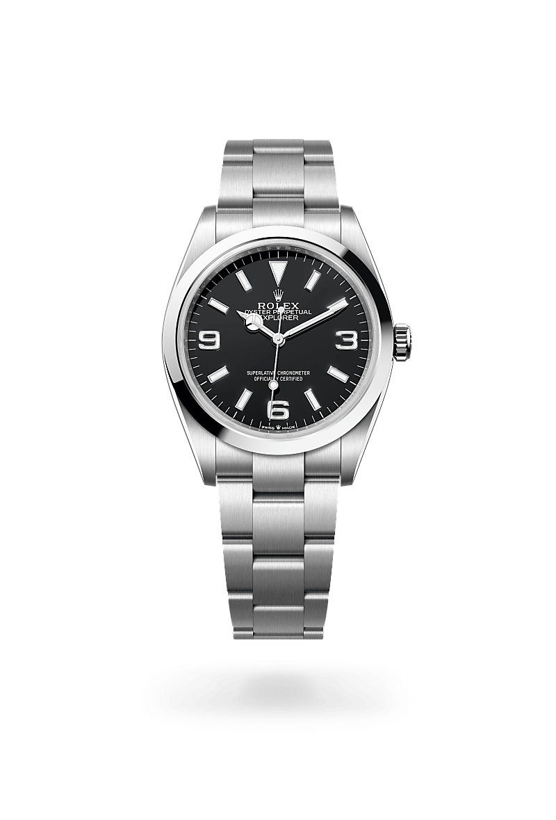 Rolex Explorer 36 in Oystersteel, M124270-0001 | Tapper's