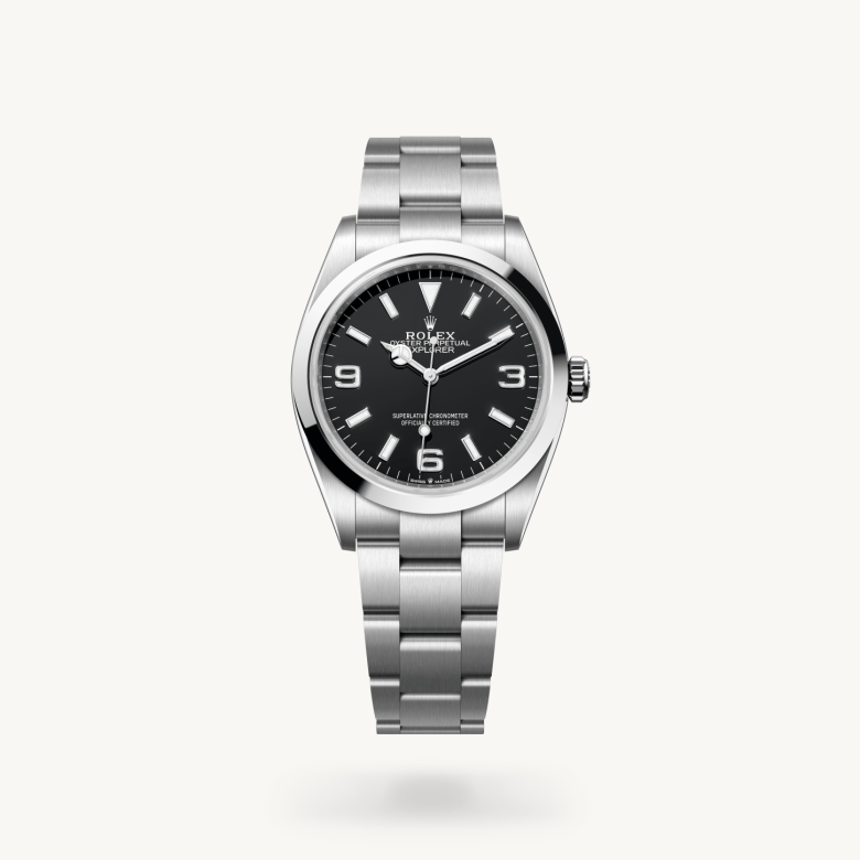 Rolex Explorer 36 in Oystersteel, M124270-0001 | Tapper's Jewelry