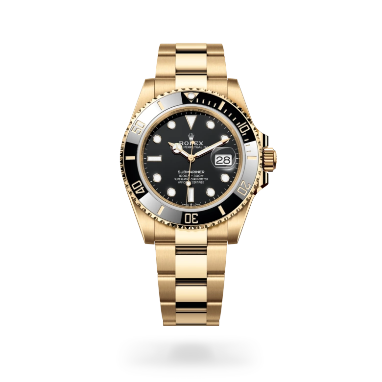 Ｏｙｓｔｅｒ　Ｐｅｒｐｅｔｕａｌ　Ｓｕｂｍａｒｉｎｅｒ：　Ｔ Rolex Submariner Date in 18 kt yellow gold, M126618LN-0002