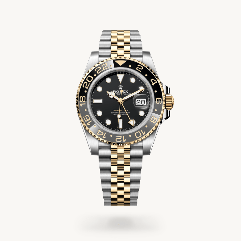 Rolex GMT-Master II in Yellow Rolesor - combination of Oystersteel