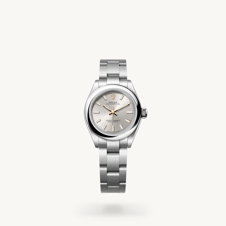 ROLEX OYSTER ボックスと付属品 Rolex Oyster Perpetual 28 Oystersteel, Silver, M276200-0001