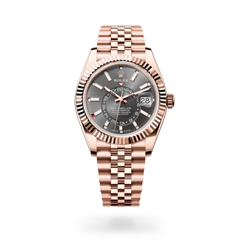 Rolex Sky-Dweller in 18 kt Everose gold, M336935-0008 | Tapper's